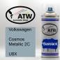 Preview: Volkswagen, Cosmos Metallic 2C, U8X: 400ml Sprühdose, von ATW Autoteile West.